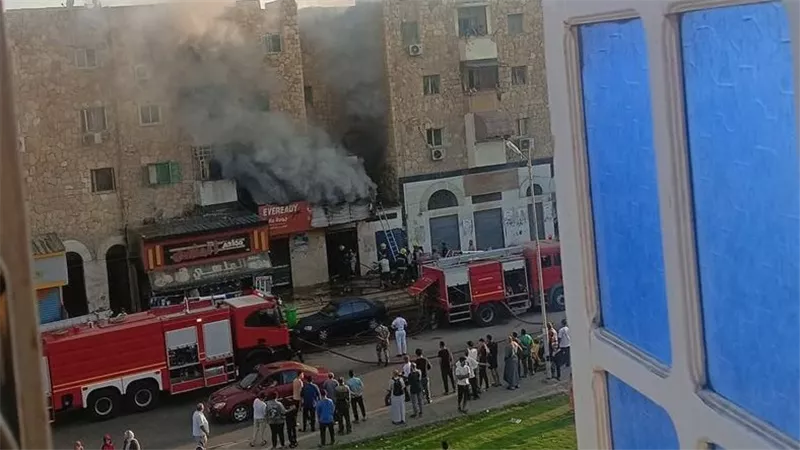 اندلاع حريق بمحل أدوات كهربائية بالإسماعيلية والحماية المدنية تنتقل 