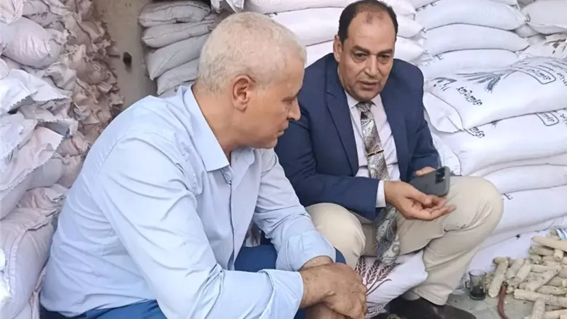قبل تداولها بالأسواق.. ضبط 350 شيكارة تقاوي قمح مغشوشة داخل مخزن بالشرقية