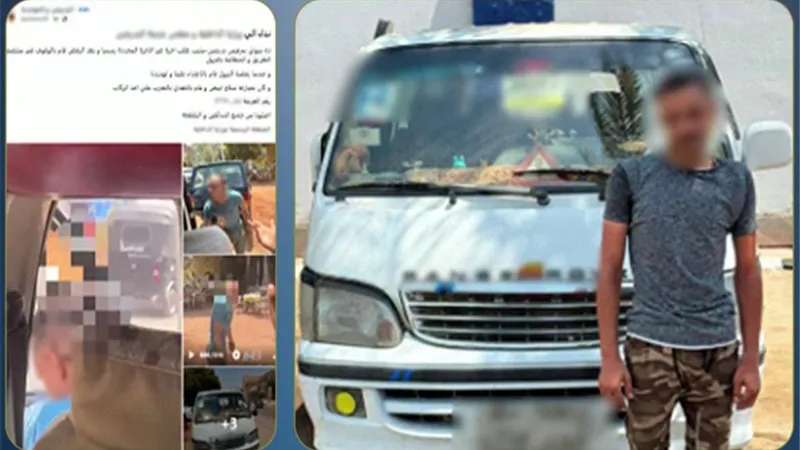 ضبط سائق ميكروباص لتحصيل أجرة زائدة من أحد الركاب بالبدرشين