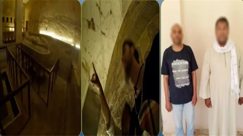 سمحا بزيارة مناطق محظورة.. ضبط حارسين إداريين تقاضيا أموالًا من سائح بالأقصر
