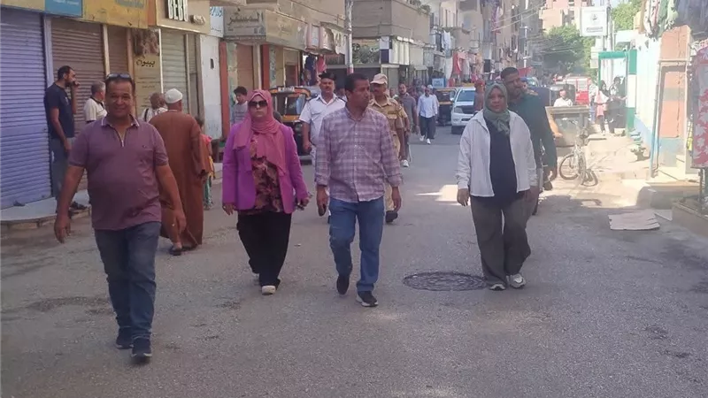 حملة مكبرة لرفع الإشغالات من شوارع المراغة بسوهاج