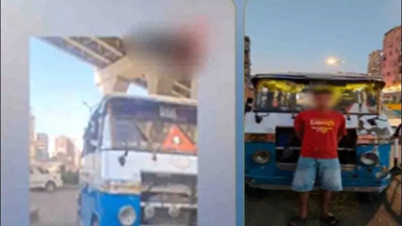 ضبط سائق ميكروباص لقيادته عكس الاتجاه دون لوحات ورخصة بالقاهرة 