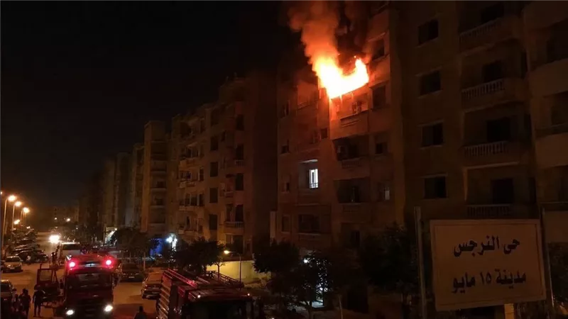 كانت بتنتقم منه.. ضبط سيدة أشعلت النيران في شقة زوجها العرفي بـ15 مايو