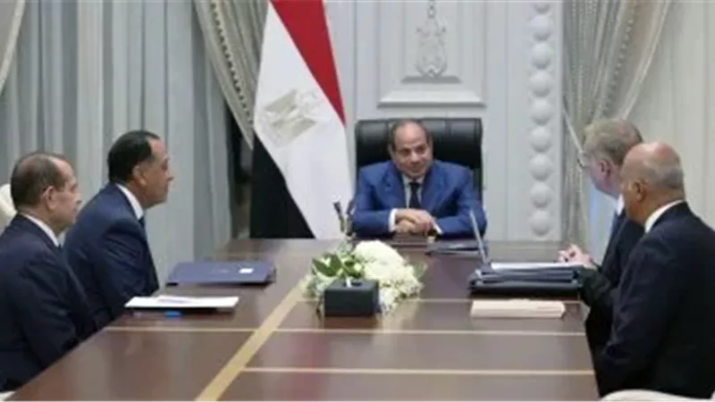 الرئيس السيسي يتابع موقف إنتاج الزيت الخام والغاز الطبيعى بمُختلف المحافظات