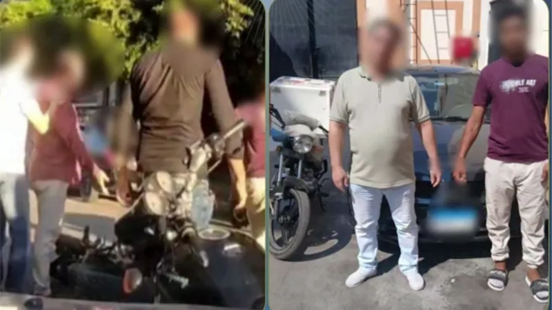 بسبب اختلال عجلة القيادة.. تفاصيل مشاجرة قائدي سيارة ودراجة نارية بالبحيرة 