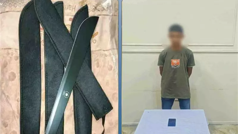ضبط طالب لإدارته صفحة إلكترونية للنصب على راغبي شراء الأسلحة البيضاء بالأقصر