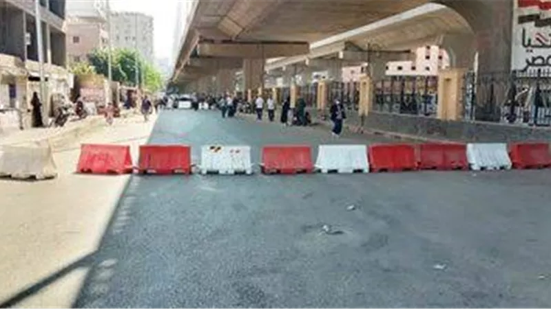 غلق كلي بامتداد محور 26 يوليو بسبب أعمال رفع كوبري مشاه محطة «هايبر»