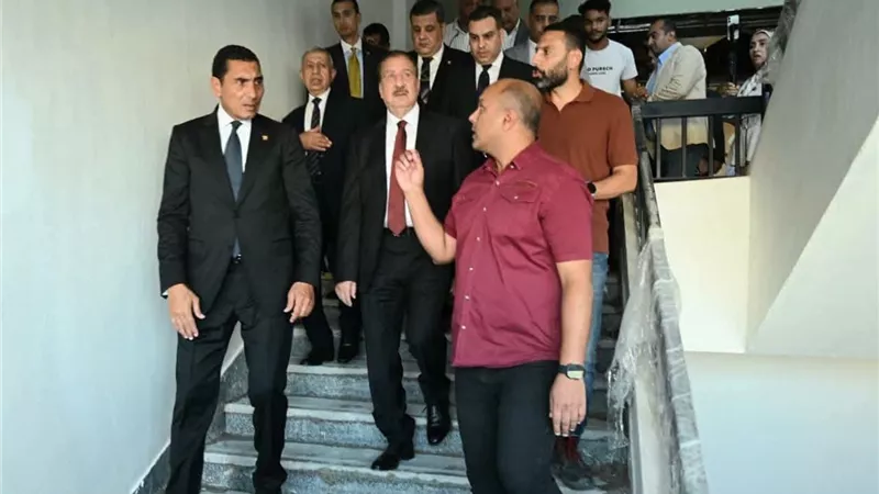 وزير الشباب ومحافظ بورسعيد يتفقدان استاد النادي المصري ويوجهان بسرعة الانتهاء وفق الجداول الزمنية