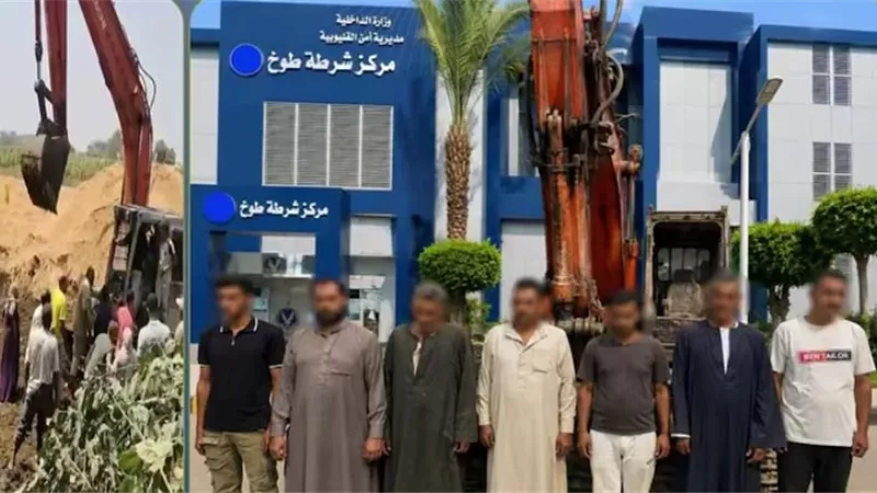 مشاجرة بين مزارعين و4 أشقاء بسبب خلافات على جيرة الأراضي بالقليوبية