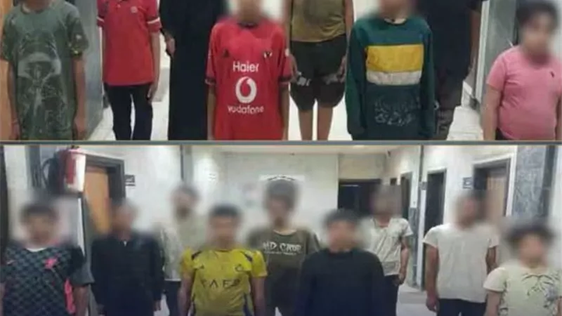 ضبط 9 أشخاص لاستغلال 8 أطفال في التسول وبيع السلع بإلحاح بالقاهرة