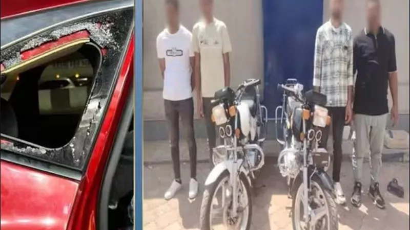 حبس 4 متهمين برشق سيارة المطربة الشعبية رحمة عصام بالحجارة في الغربية