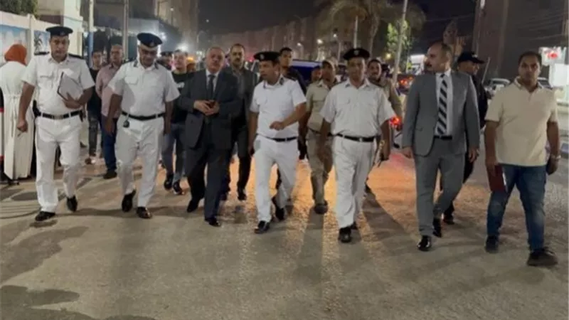 رفع 411 حالة إشغال وضبط 160 مخالفة مرورية خلال حملة ببني سويف