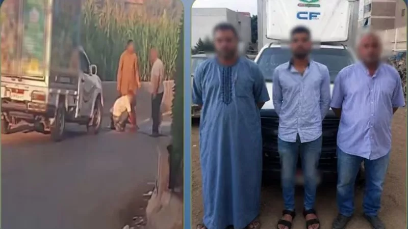 ضبط سائق ومرافقيه بعد إتلاف مطب صناعي والسير عكس الاتجاه بالمنوفية