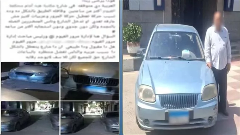 القبض على قائد سيارة لتعطيله الحركة المرورية في الفيوم