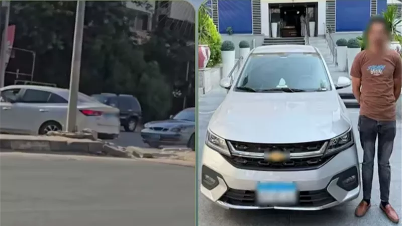 ضبط قائد سيارة بالقاهرة بعد تداول فيديو لقيادته عكس الاتجاه