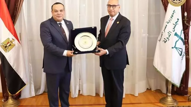 رئيس مجلس الدولة يستقبل رئيس الهيئة الوطنية للانتخابات للتهنئة بتوليه مهام منصبه