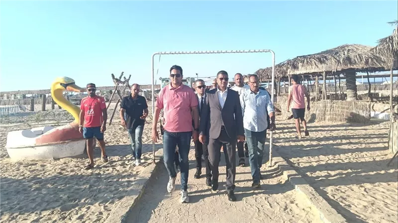 نائب محافظ الدقهلية يتابع أعمال تطوير وتجميل مدينة جمصة