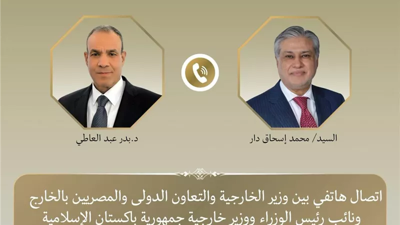 تخفيض الصراع.. تفاصيل اتصال وزير الخارجية ونظيره الباكستاني