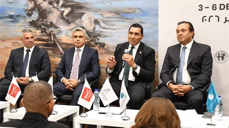 بطولة مصر الدولية للفروسية.. وزير الشباب والرياضة يشهد المؤتمر الصحفي بسوما باي