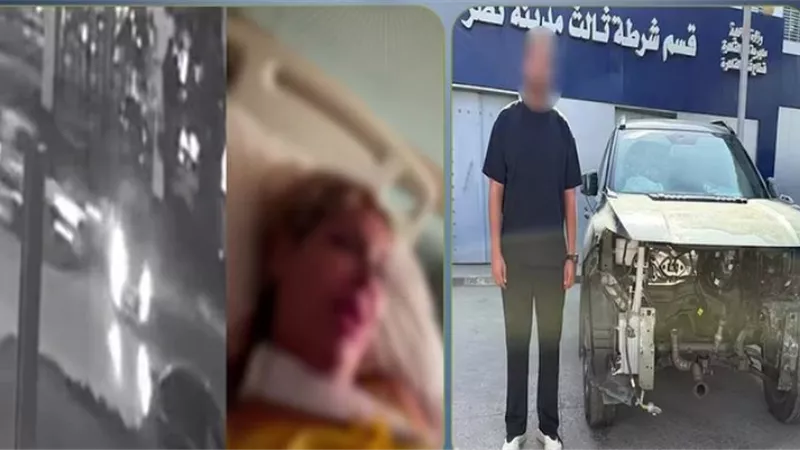 ضبط طالب بعد اصطدامه بسيارة موظف وإصابة زوجته في مدينة نصر