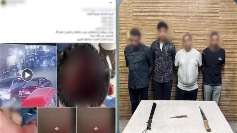 ضبط 4 أشخاص لاتهامهم بالتعدي على شخص بأسلحة بيضاء في الفيوم